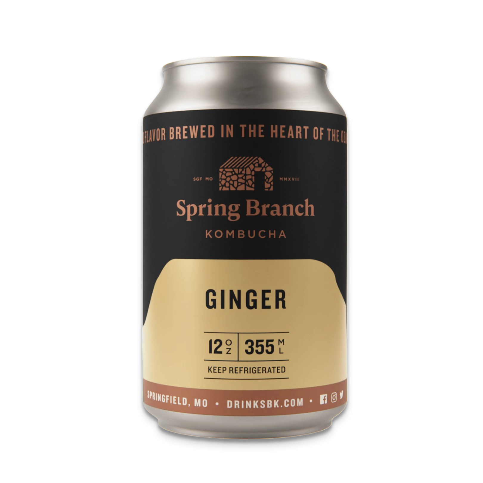 Ginger Kombucha - Spring Branch Kombucha