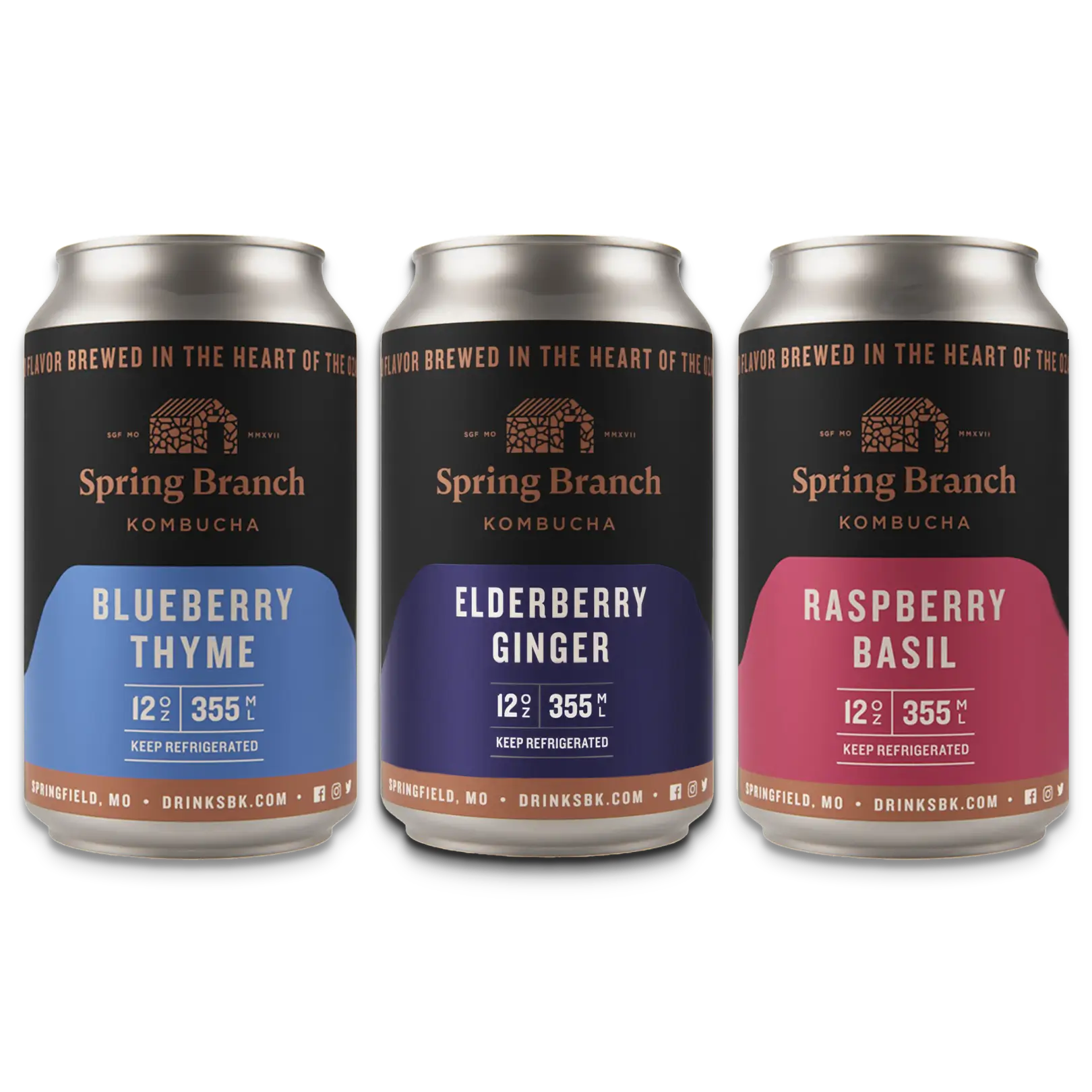 Berry Trio Variety Pack – Spring Branch Kombucha